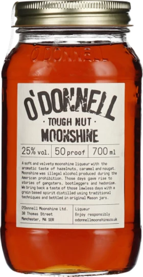 O'DONNELL TOUGH NUT MOONSHINE 70CL