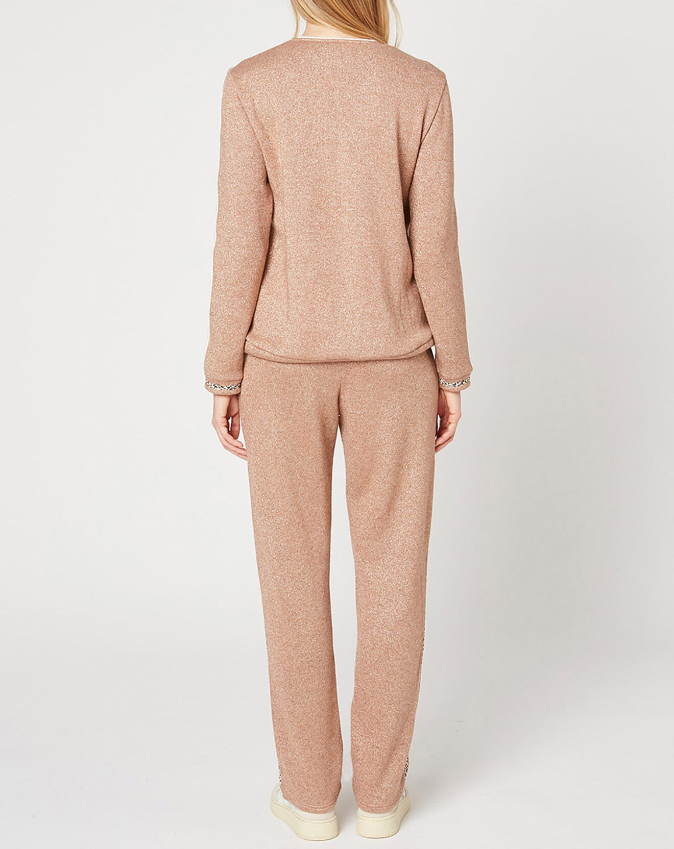 Le Chat Pantalon Mailleway vieux rose/marron