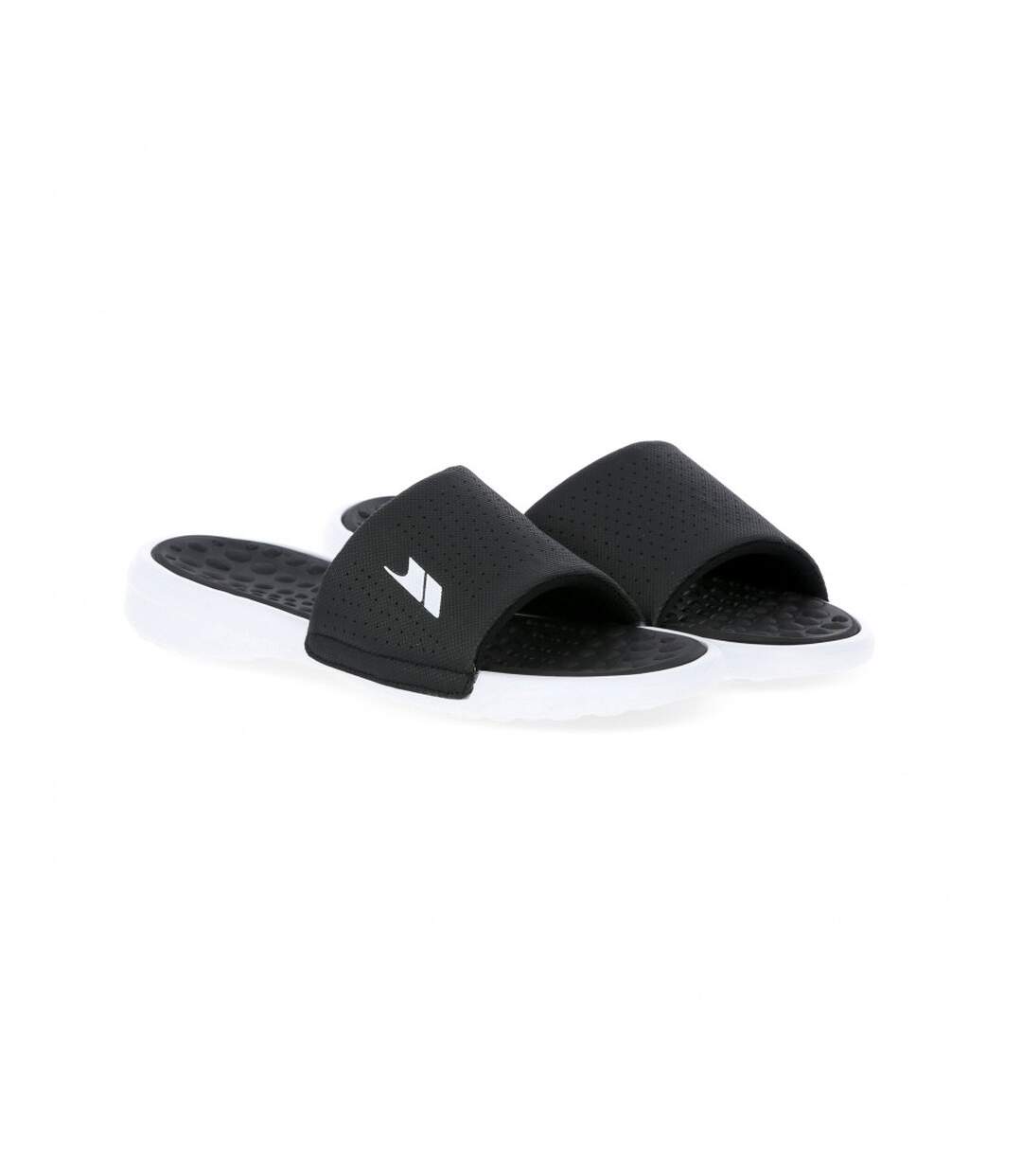 Trespass - Claquettes rembourrées SLIDE - Homme (Noir/blanc) - UTTP4734