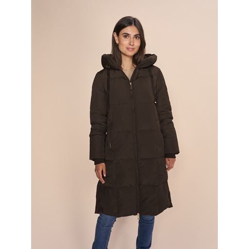 Mos Mosh Nova Square Down Jakke, Slate Black, L