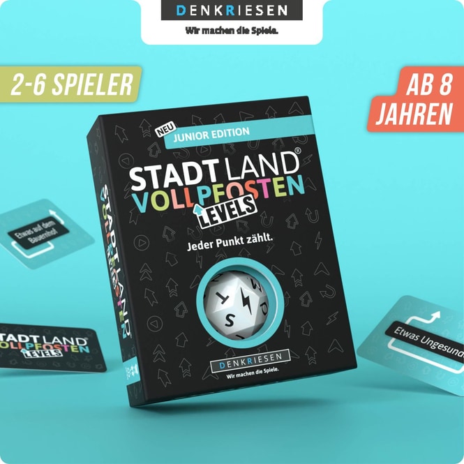Stadt Land® Vollpfosten - Levels - Junior Edition - Jeder Punkt zählt