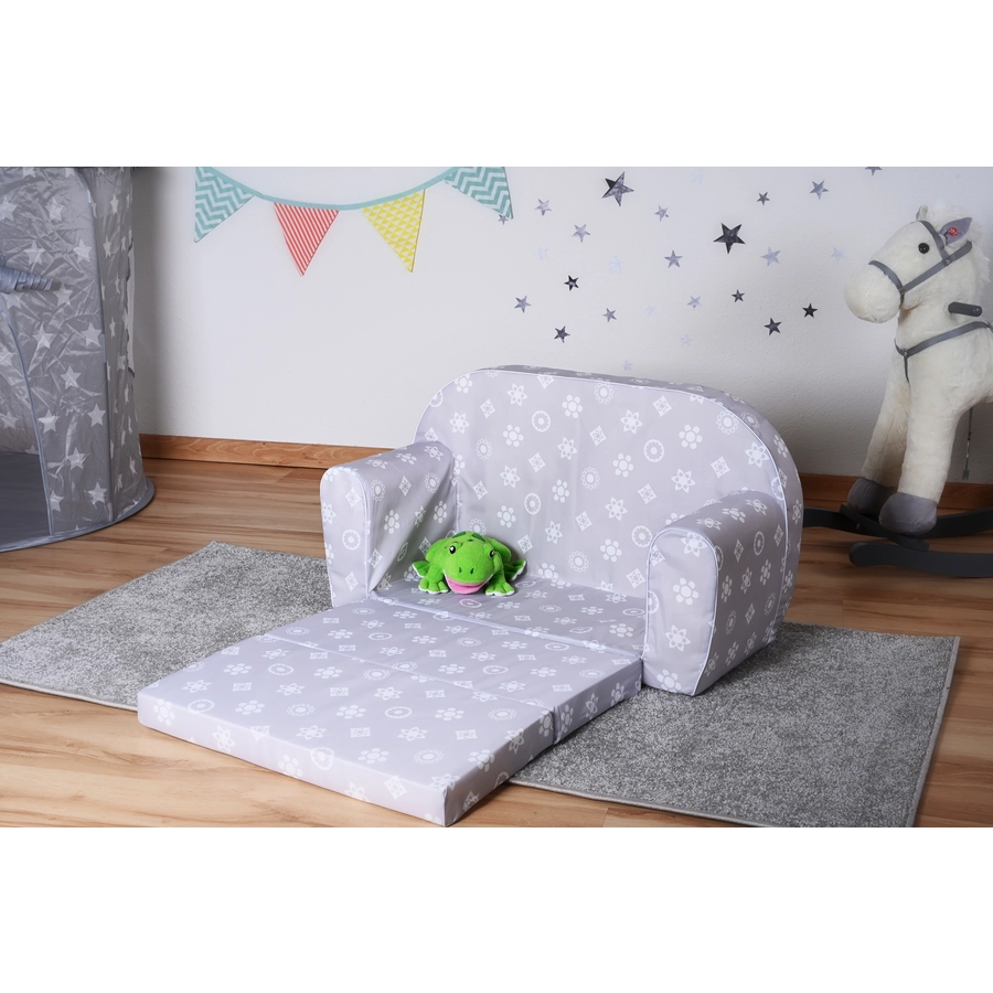 knorr toys® Kindersofa Royal grey grau
