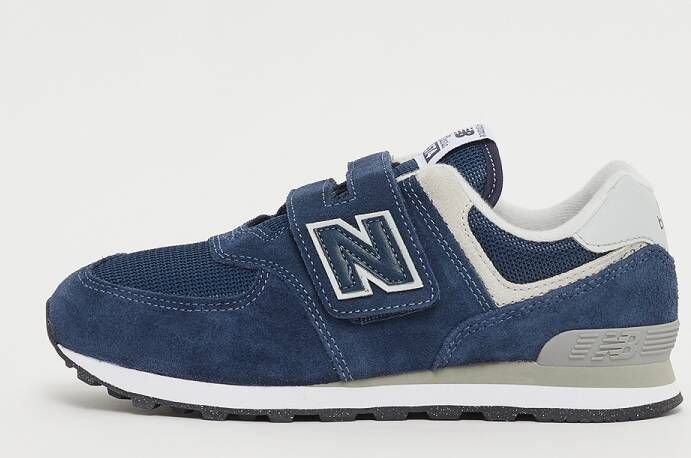 New Balance 574 Peuterschoenen Blauw Leer