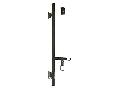 Espagnolette plate complète Afbat acier noir h.1500 mm