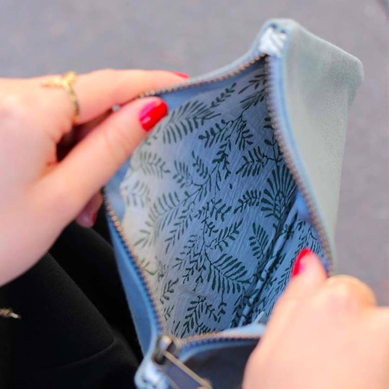 Pochette Lou 20 cm Sauge