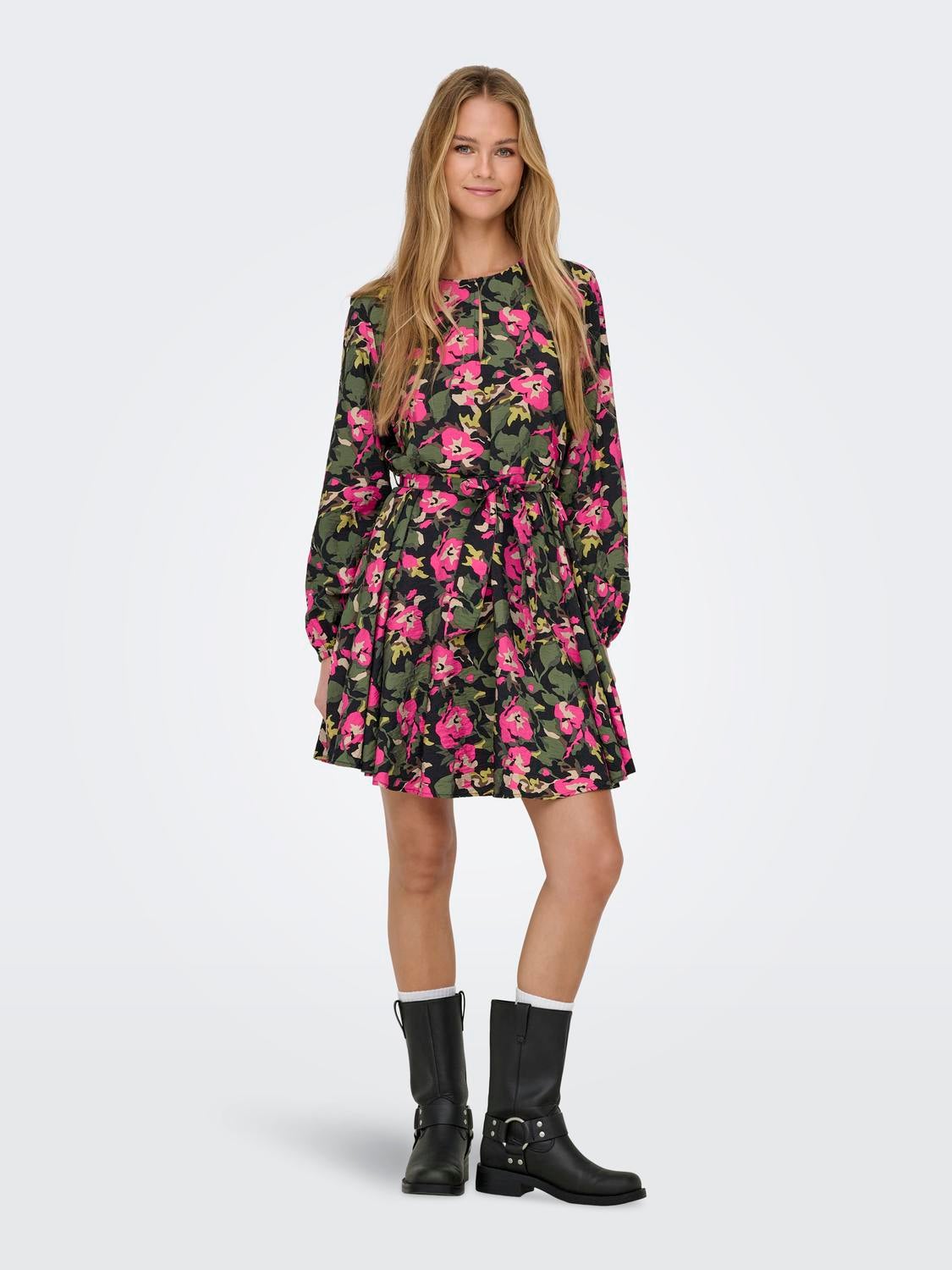 JDYTROYA Midikleid Black Iris