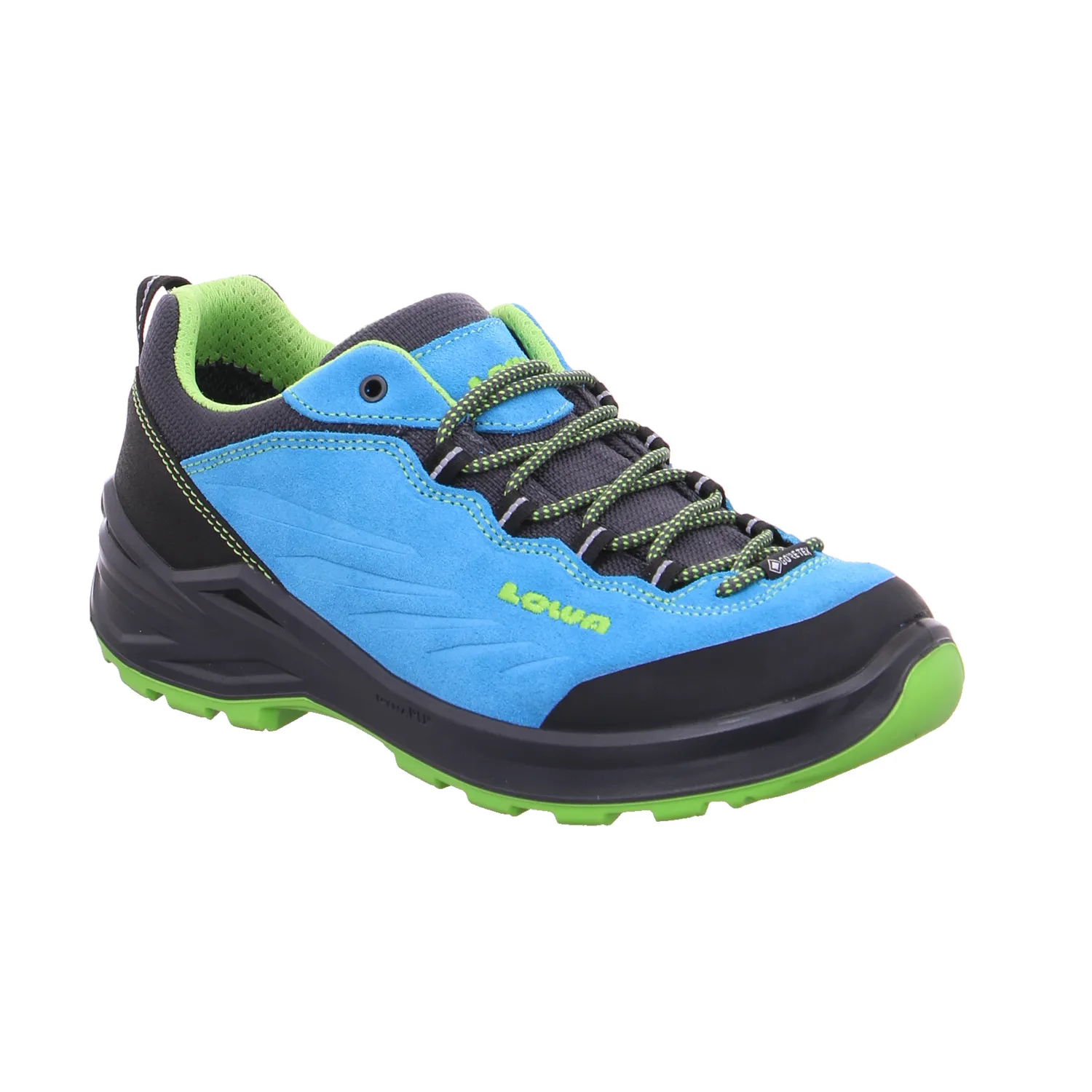 LOWA Jugend-Halbschuh Türkis Leder  Sneaker Outdoor