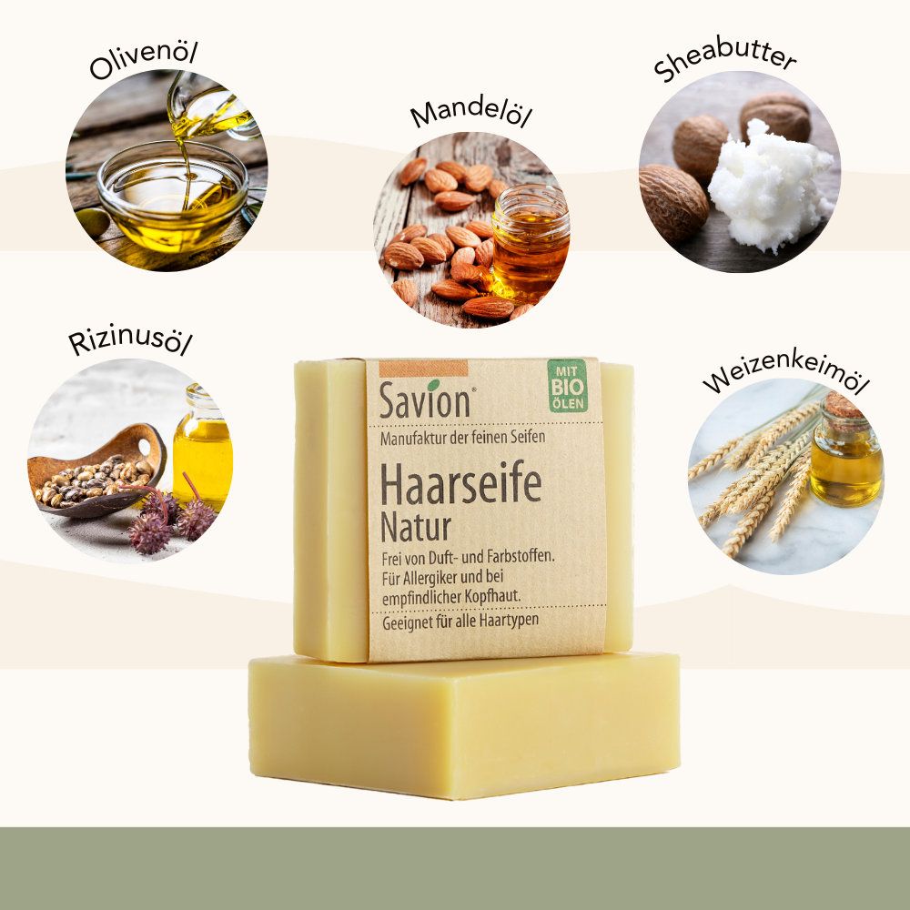 Savion Haarseife Natur