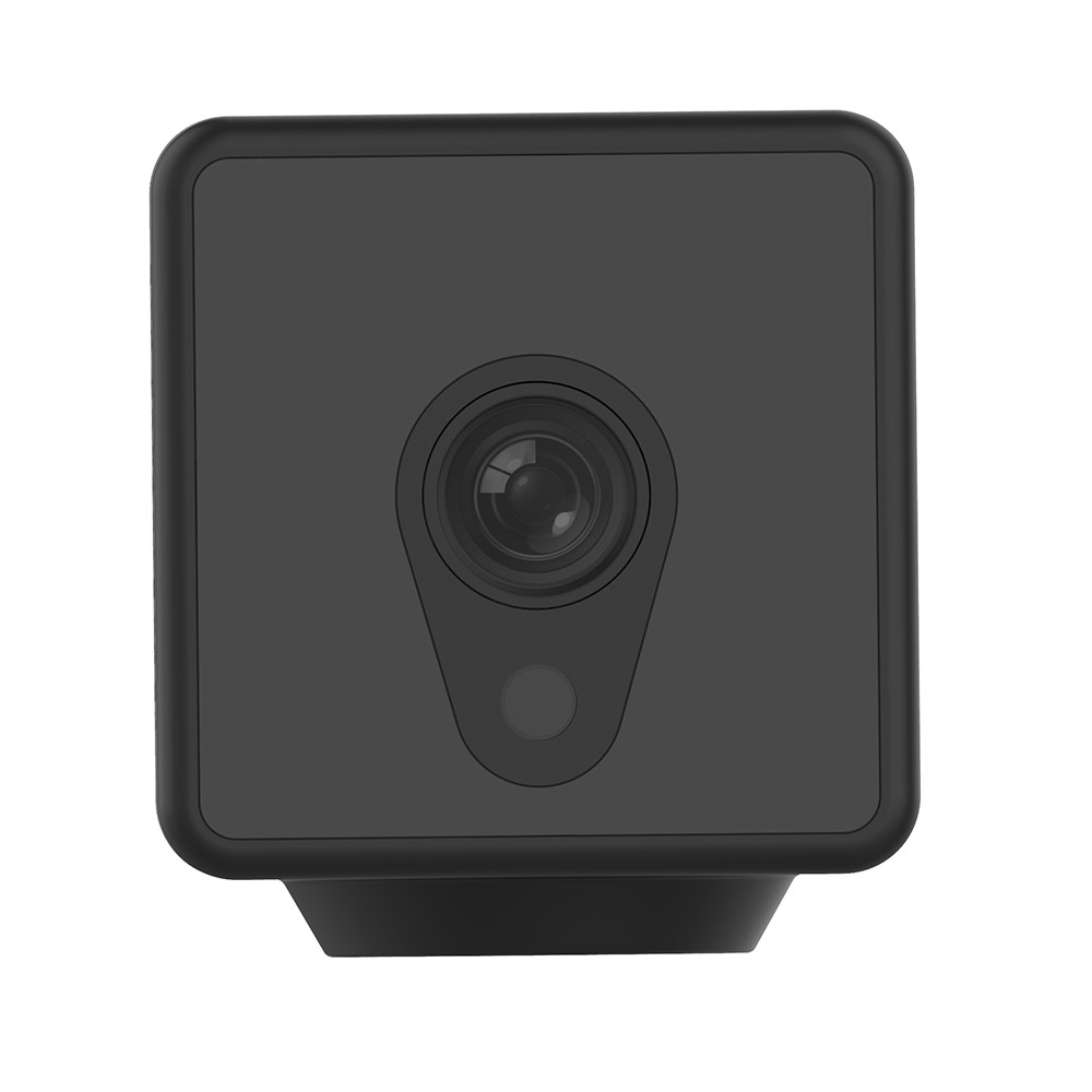FullHD 1080p WiFi Mini Kamera 140° Weitwinkel Infrarot LED's Nachtsichtfunktion mit Akku (800mA)   Micro SD Slot für iOS/Android - Schwarz