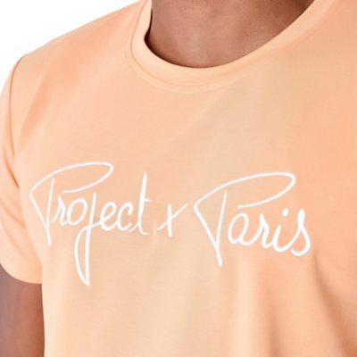 Tee-shirt à manches courtes homme Basic Broderie PROJECT X PARIS