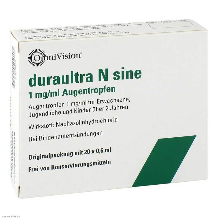 Duraultra N sine Augentropfen, 20X0.6 ml