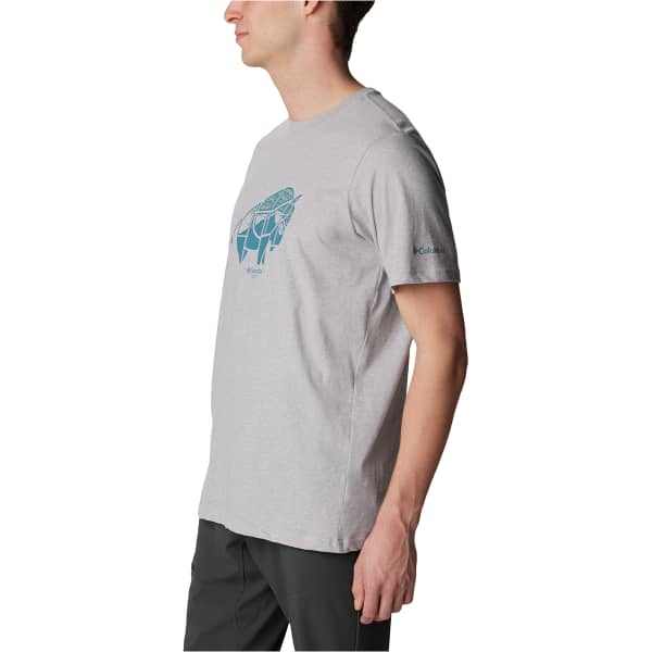 T-shirt randonnée COLUMBIA ROCKAWAY RIVER OUTDOOR SHORT SLEEVE SHIRT COLUMBIA GREY/RANGE ROAMER