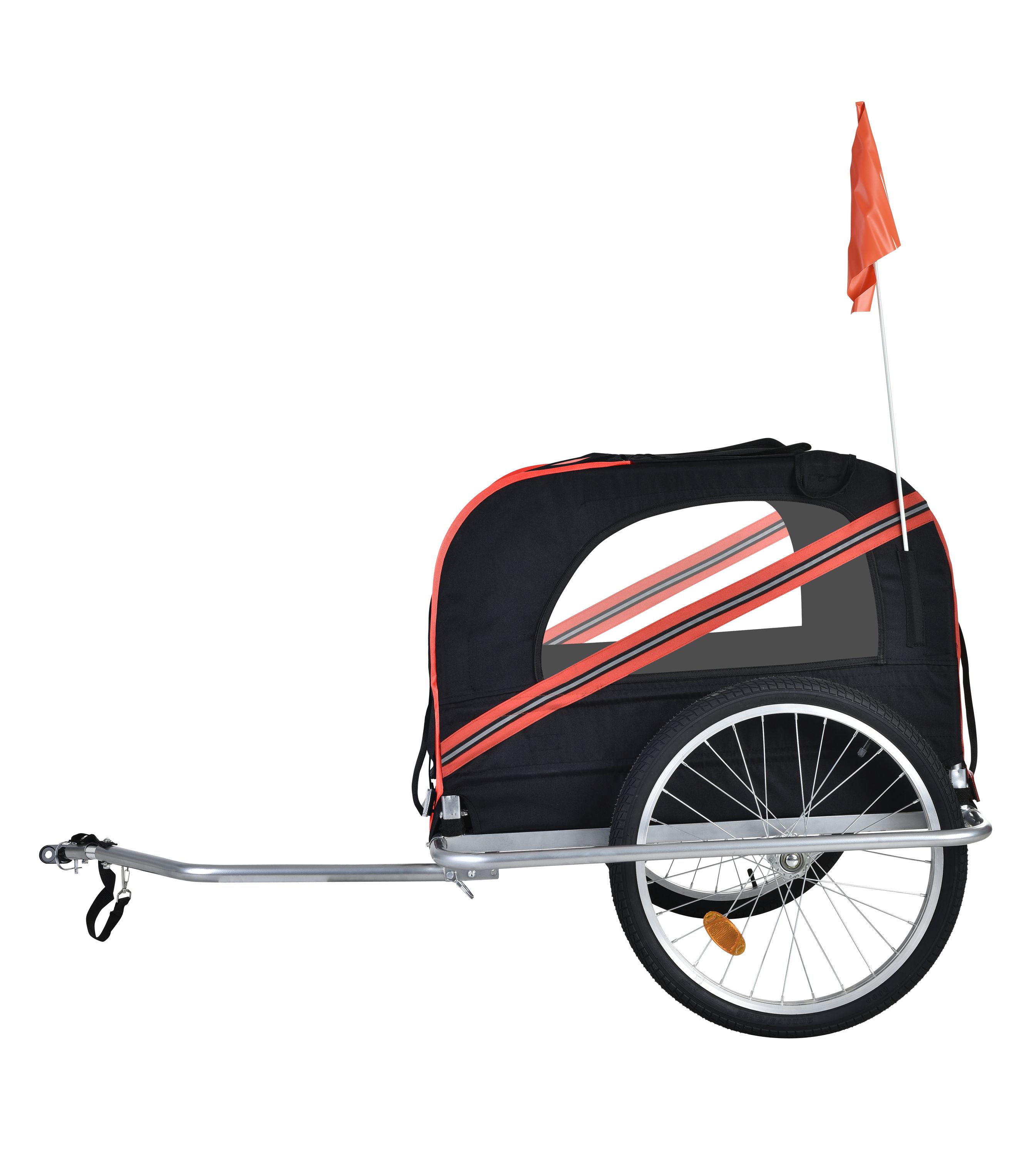Veloanhänger Hundeanhänger rot