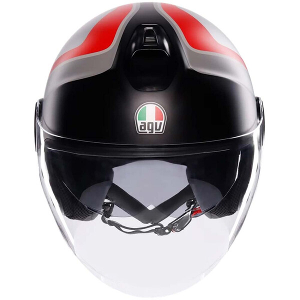 AGV - Casque Eteres Scaglieri Noir / Gris / Rouge / Mat