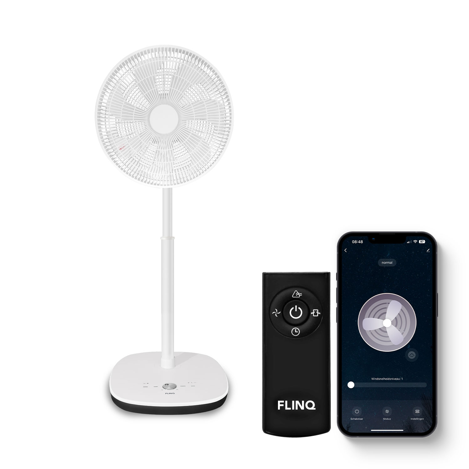 FlinQ Slimme statiefventilator