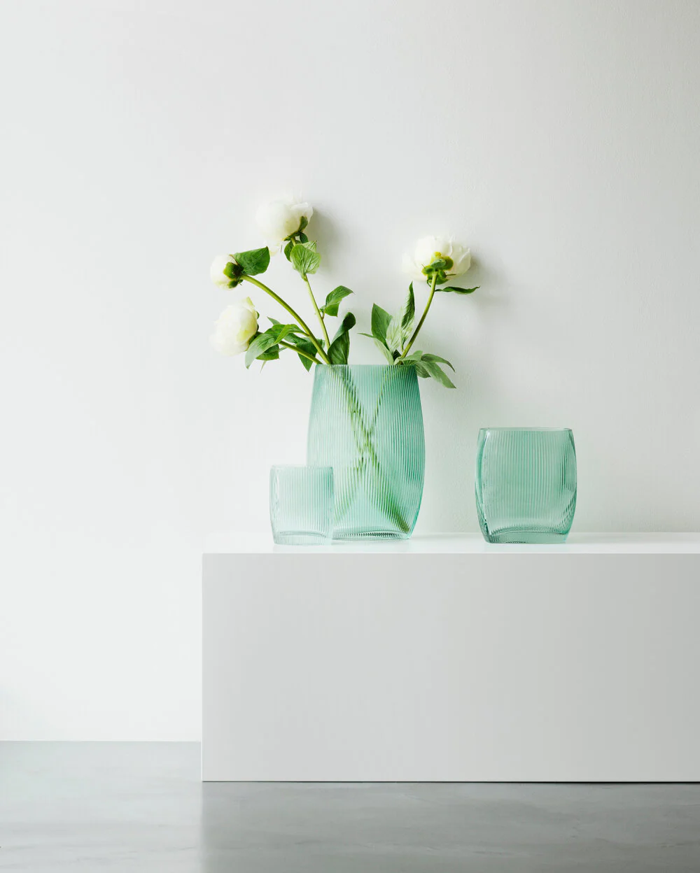 Normann Copenhagen  Tide vase, blå - H: 12 cm.
