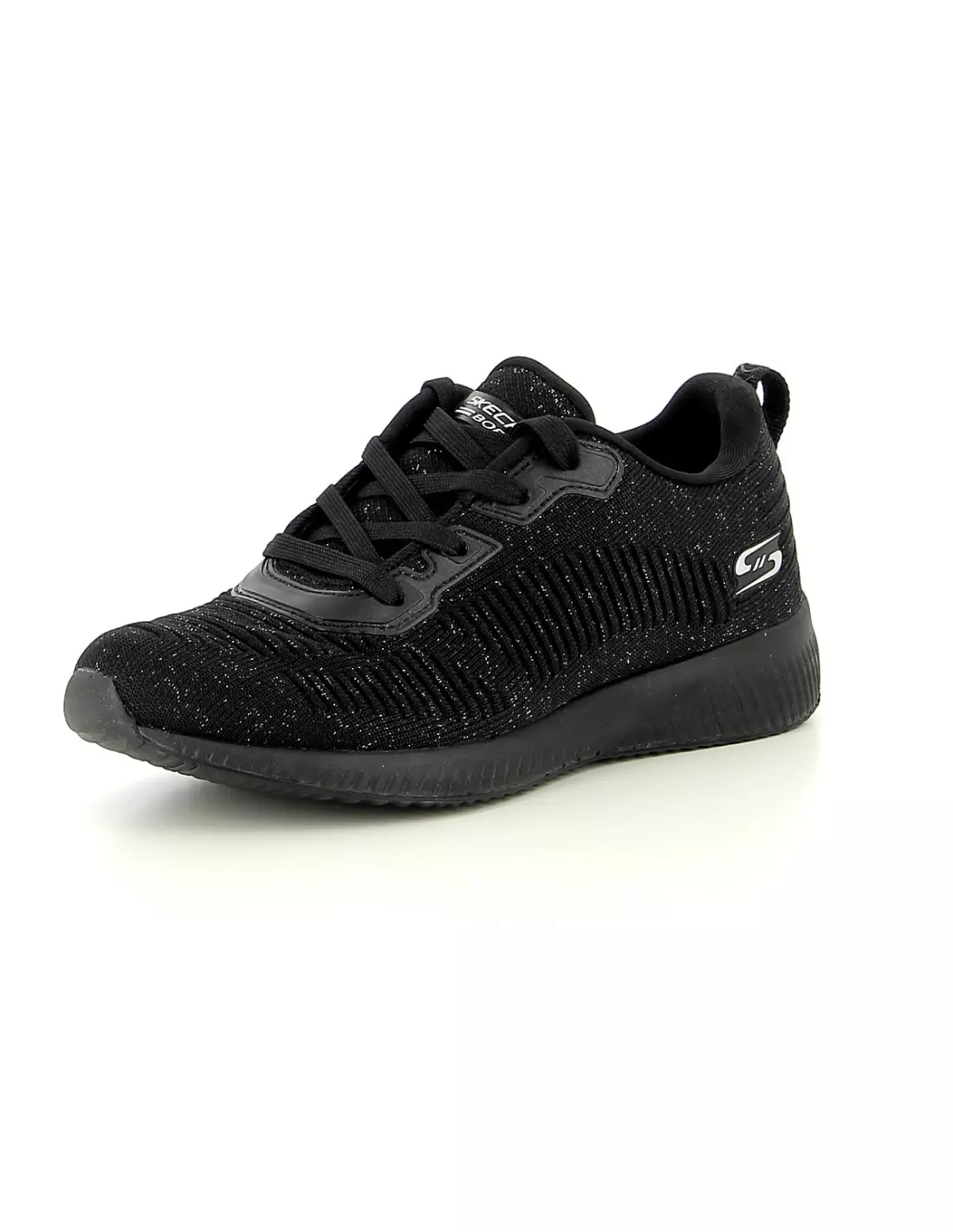 SKECHERS BOBS SPORT SQUAD - Total Glam - Baskets Noir