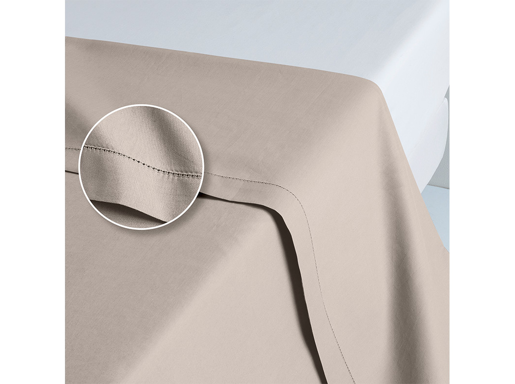 LENÇOL DE CIMA ACTUEL TAUPE PERCAL 260X280CM