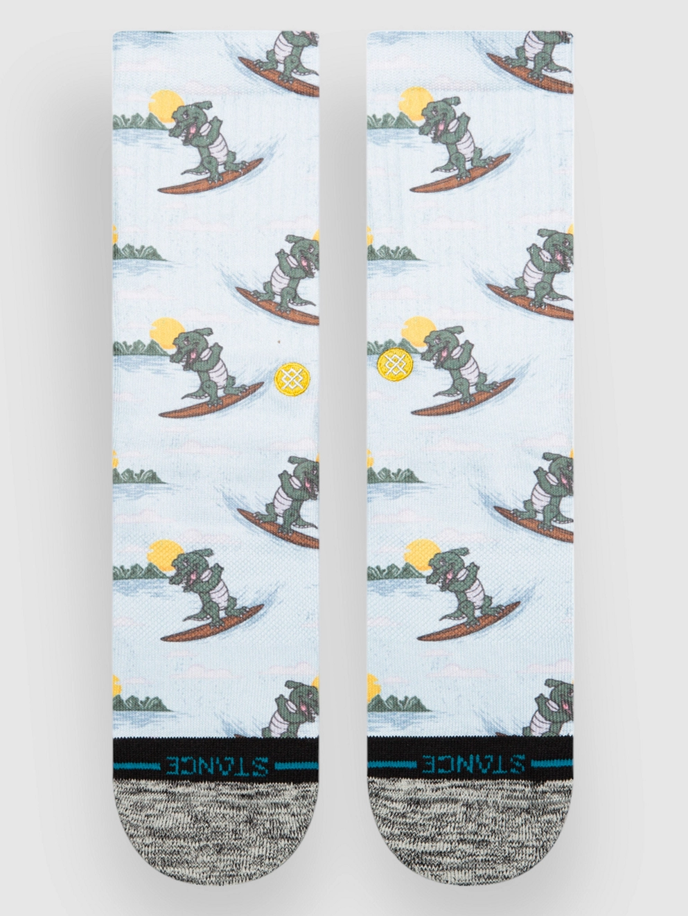 Stance Later Gator Crew Socks lightblue