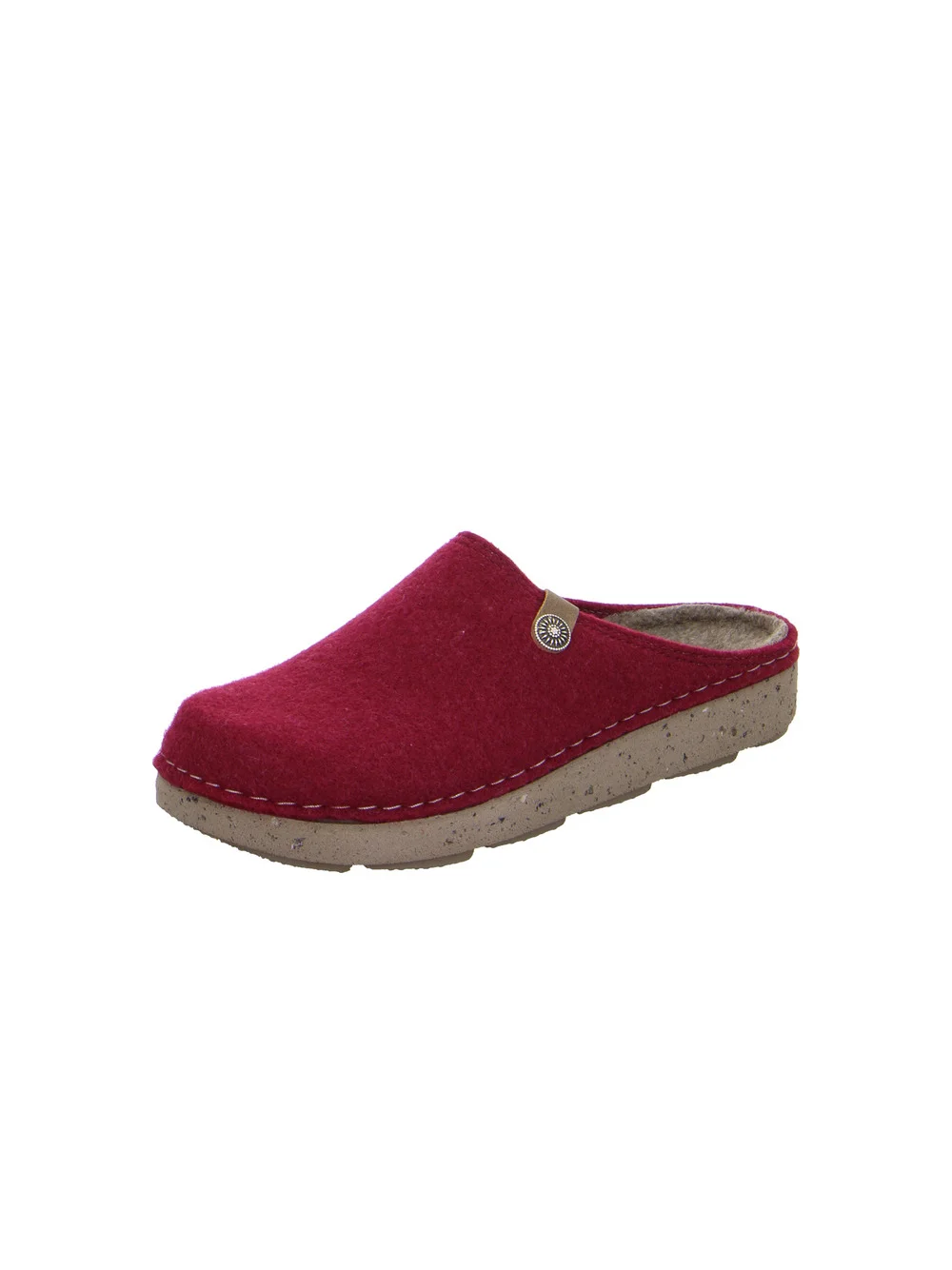 Hausschuh Cosy rot