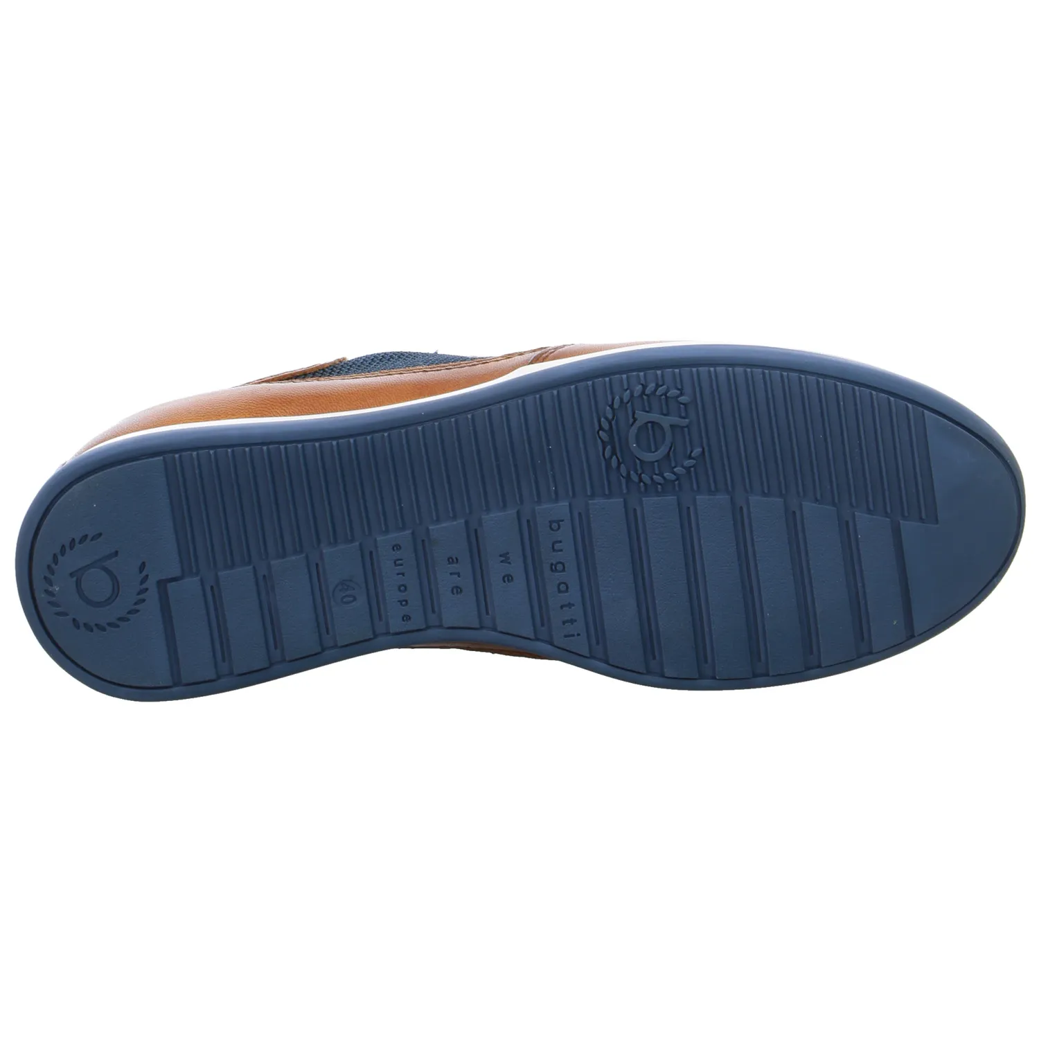 BUGATTI SHOES Halbschuhe Sneaker Cognac Leder