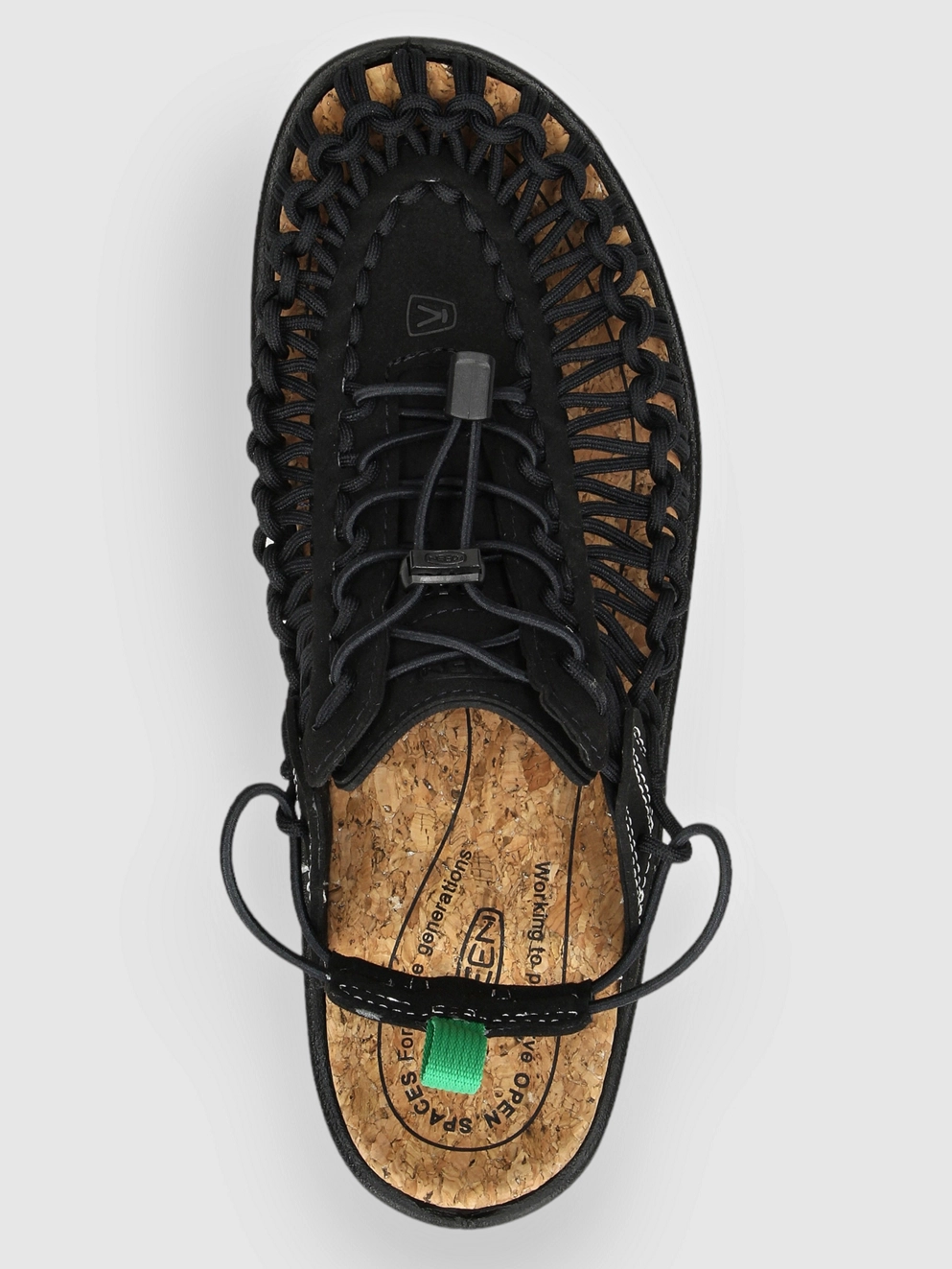 Keen Uneek Ii Convertible Sandals black/jolly green