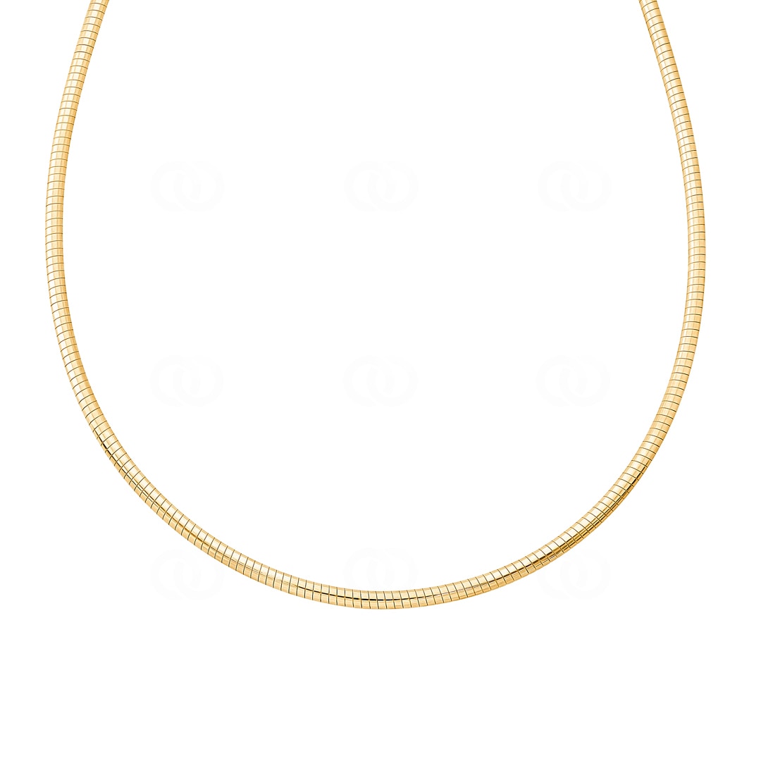Omegakette rund 750/18 K Gelbgold 3.0mm