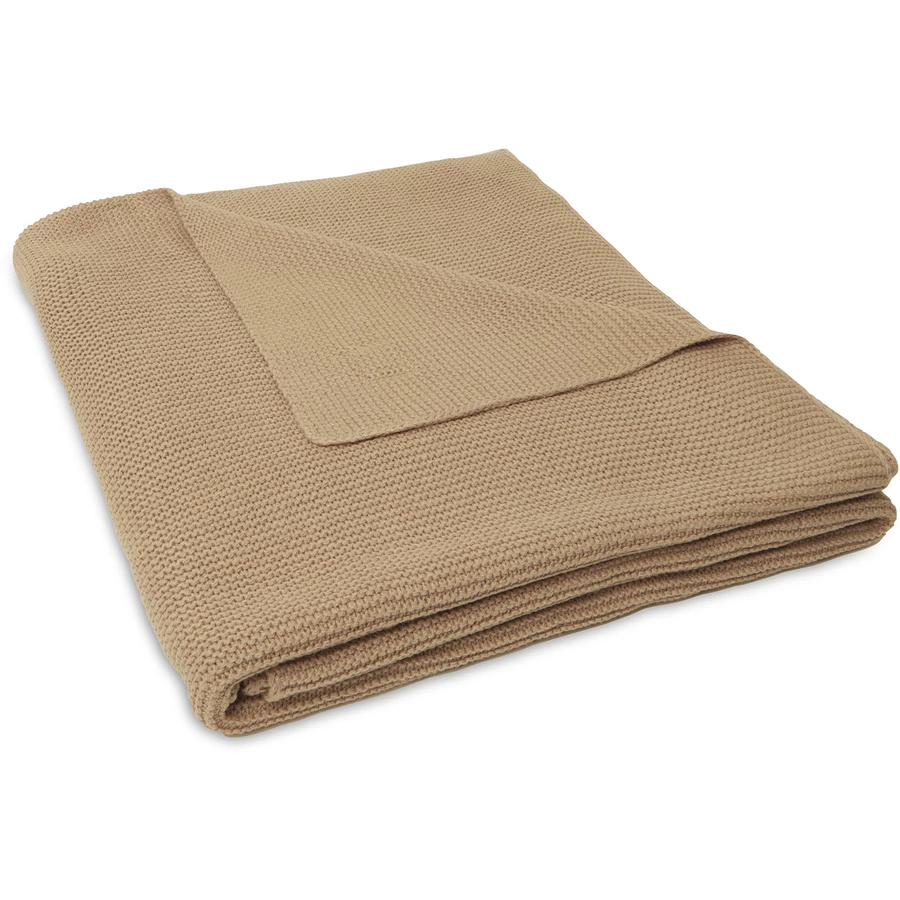 jollein Strickdecke 100x150cm Basic Knit Biscuit