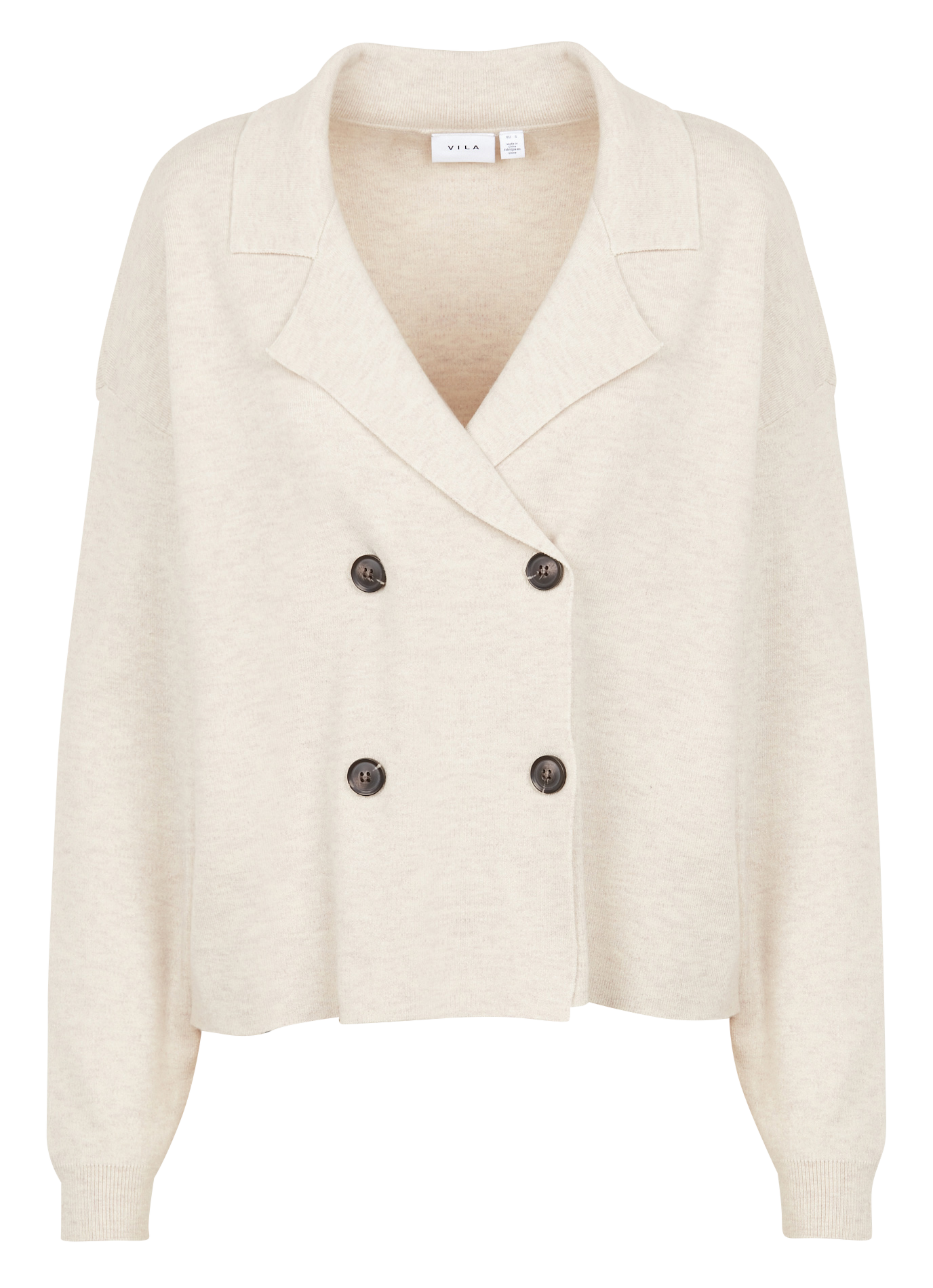 OLINJA - Gilet col tailleur | Beige