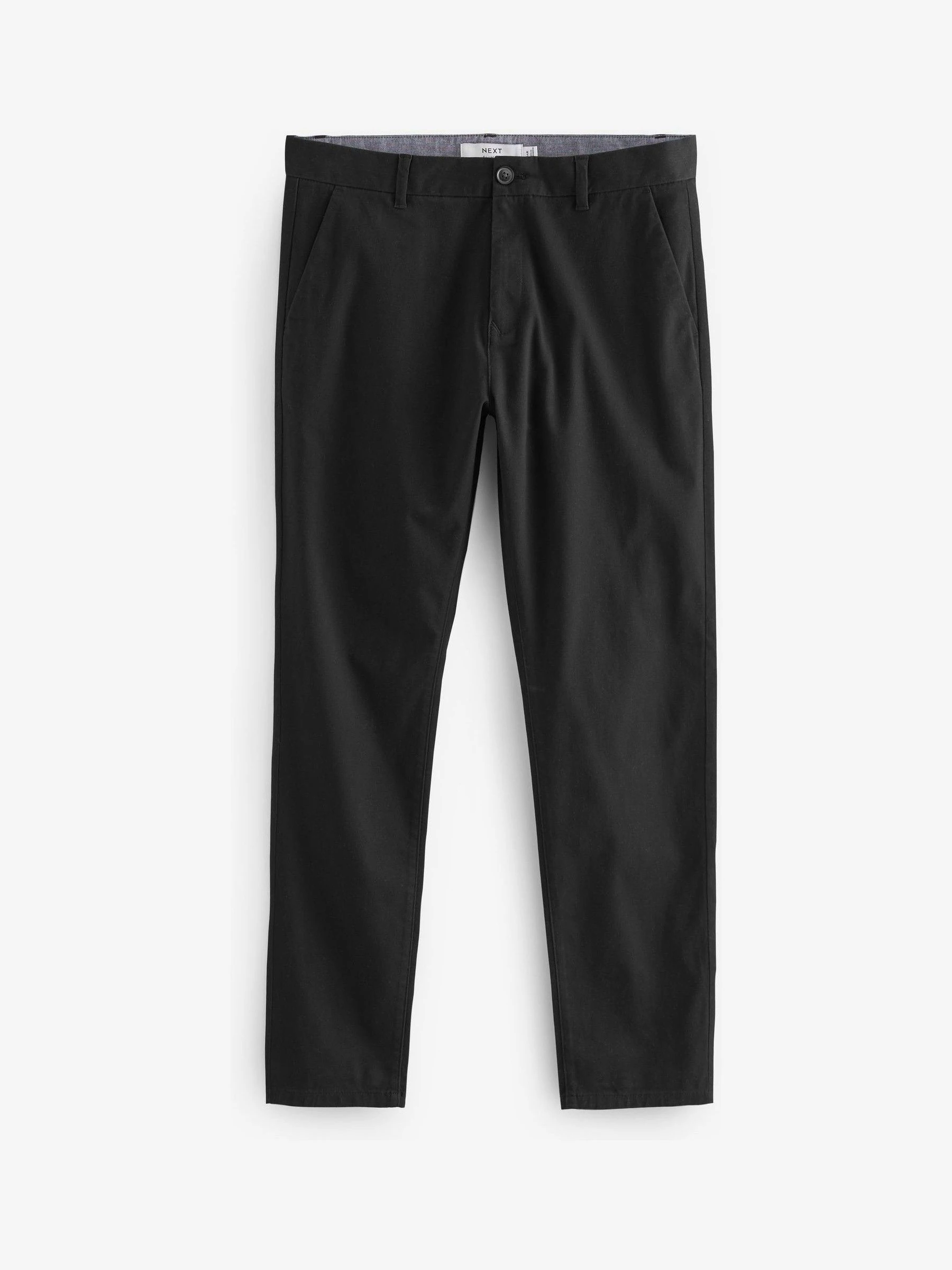 Zwart - Slim Fit - Stretch chino's verpakking van 2