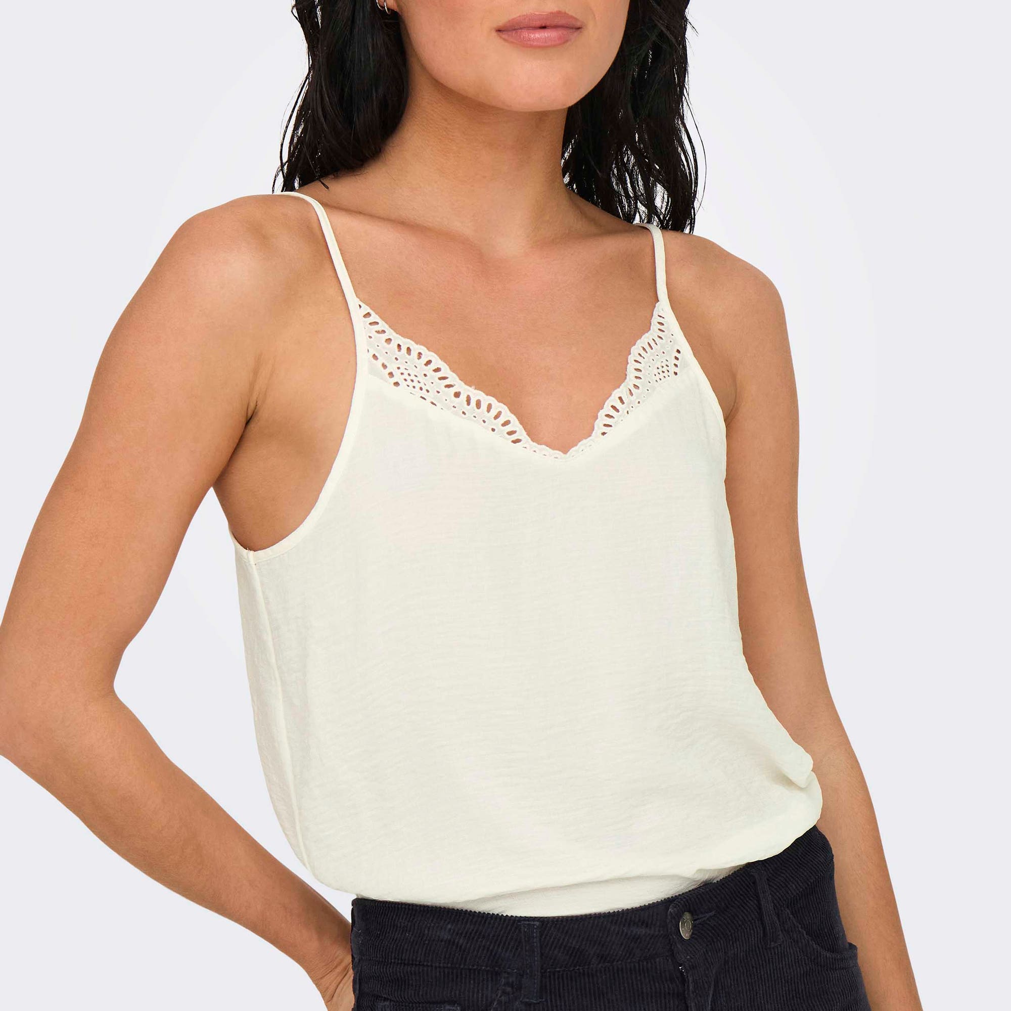 Top Femme blanc