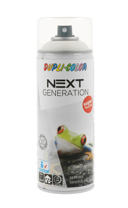 Dupli-Color Next Generation spraymaling hvid mat 400 ml