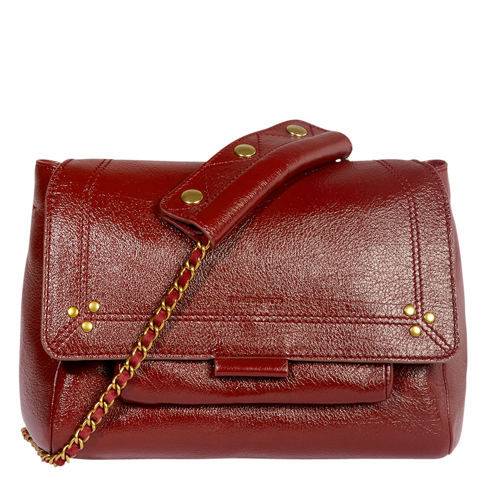 LULU M - Sac bandoulière en cuir | Marron