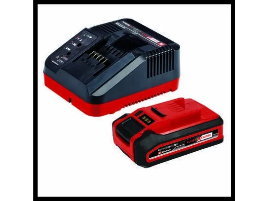 Einhell GE-LC 18/25-1 Li Kit, 25 cm, 23 cm, 4,5 m/s, Sort, Rød, Batteri, 3000 At