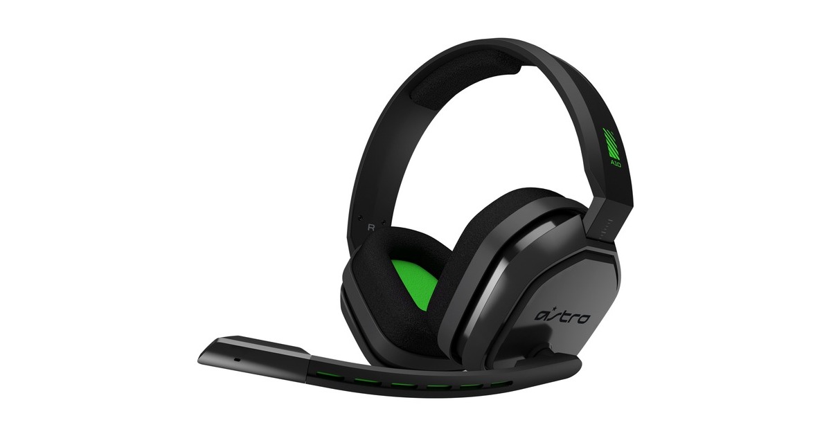 ASTRO GamingA10 headset over-ear gaming headset  (Zwart/groen, Pc, Xbox One)
