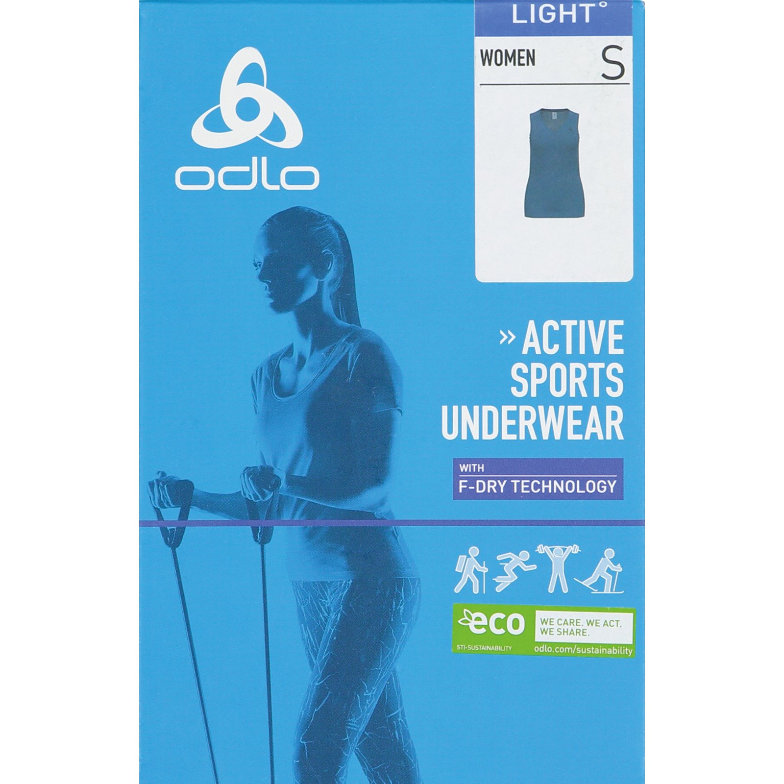 Odlo Damen-Base-Layer Singlet M, blau