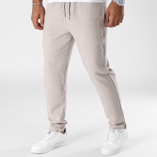 Pantalon Chino Violet Pâle Chiné