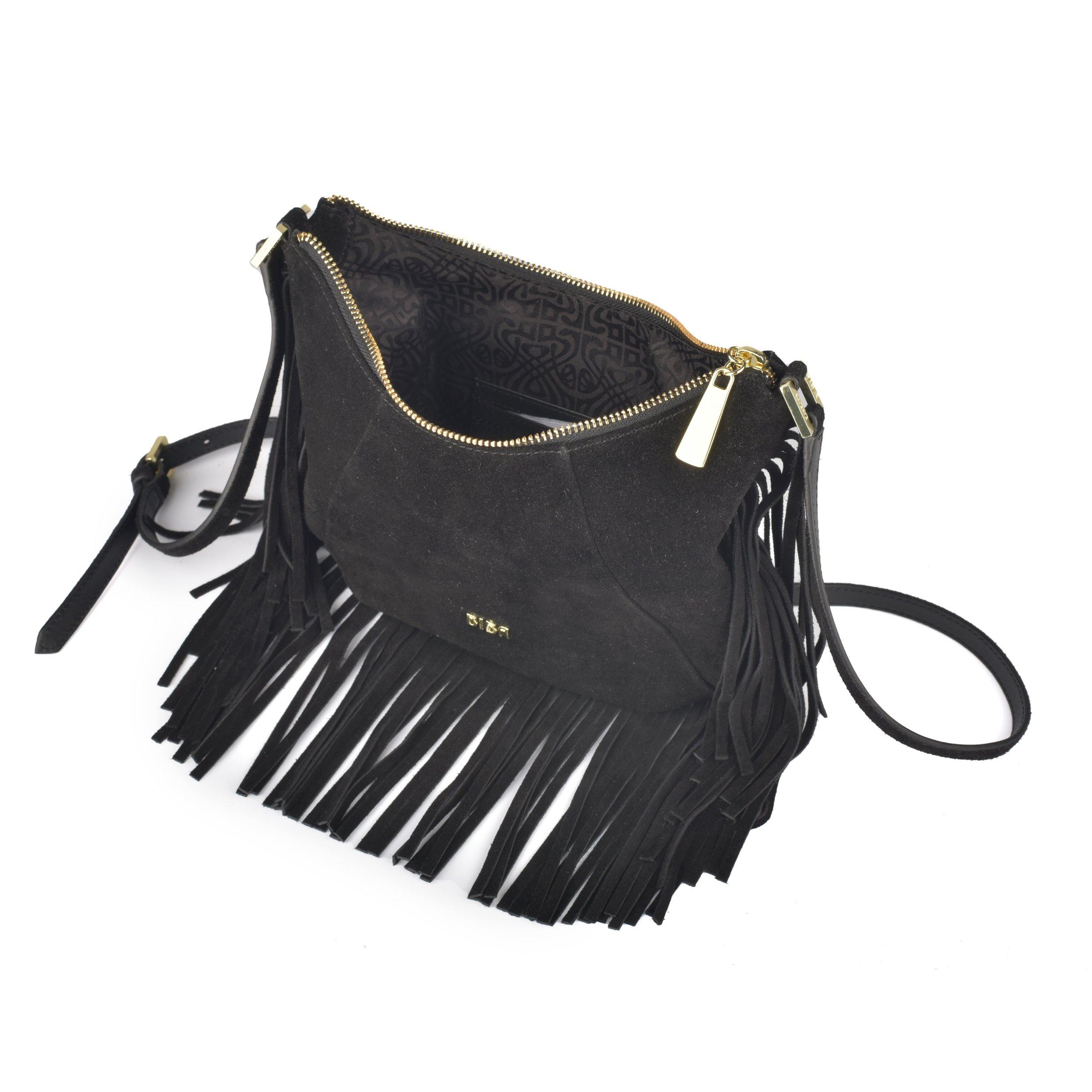 Biba Fringe Crossbody Bag