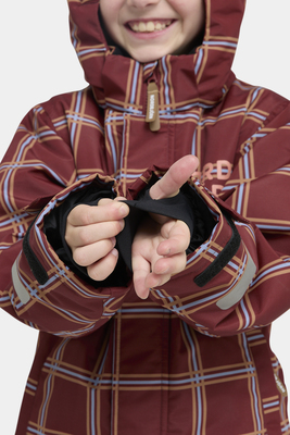 Nordbjörn Enelunden Vinterdress, Madder Brown Checked