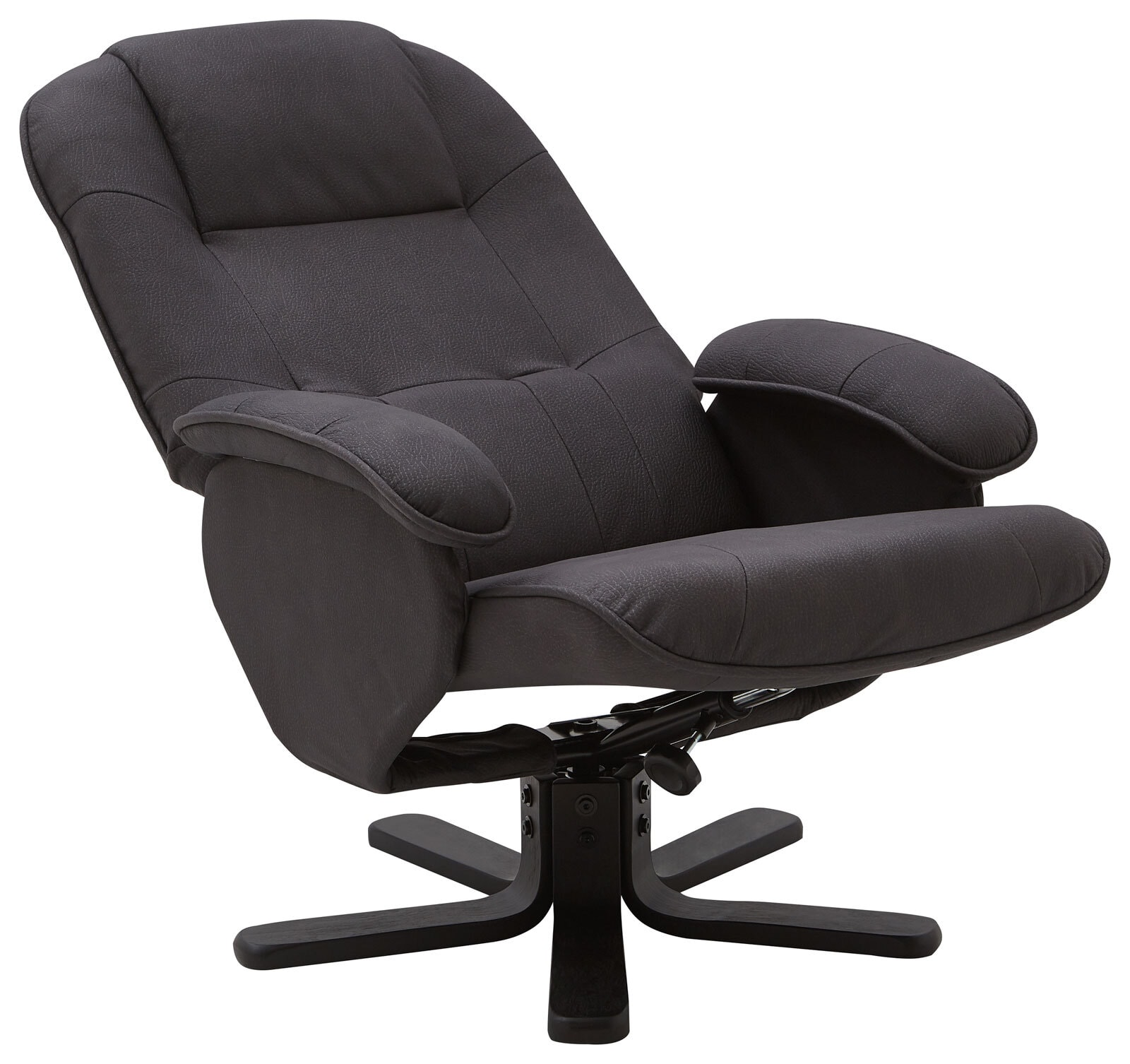 CASAVANTI Sessel mit Hocker 2-teilig grau