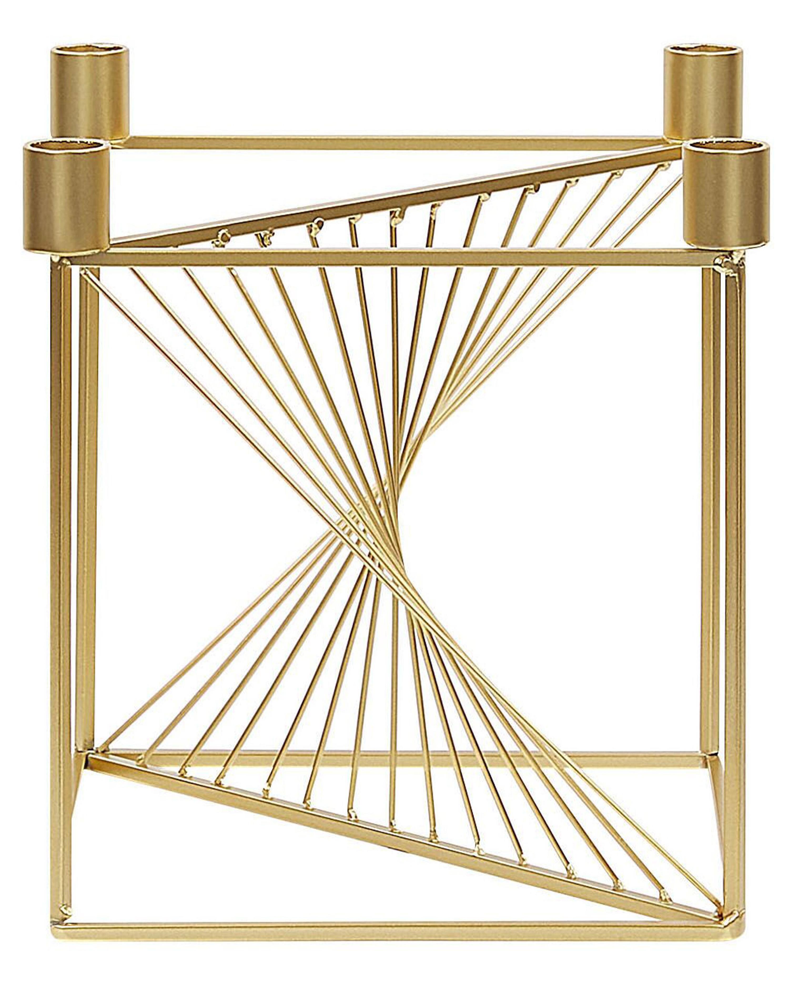 Kaarshouder MINDORO Metaal 23 cm Goud