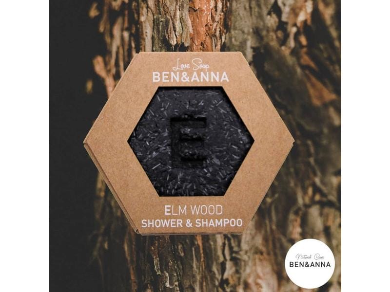 Ben & Anna Festes Duschmittel 2in1 LOVE 60 g Natürliches festes Shampoo und Duschseife in Einem mit würzig-holzigem Duft