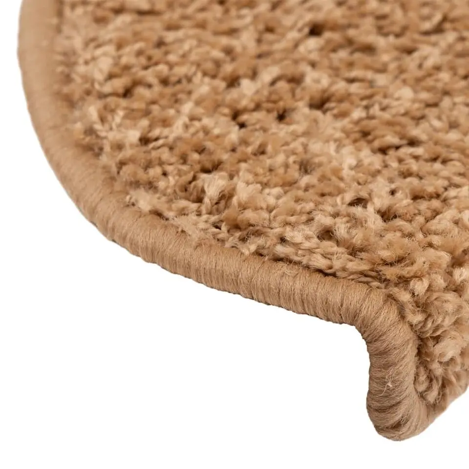 vidaXL - Tapijt Traptrede - Beige - Polypropyleen