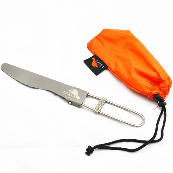 Couvert randonnée TOAKS TITANIUM FOLDING KNIFE