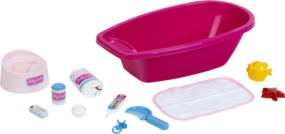 BABY CORALIE - GRANDE BAIGNOIRE AVEC ACCESSOIRES