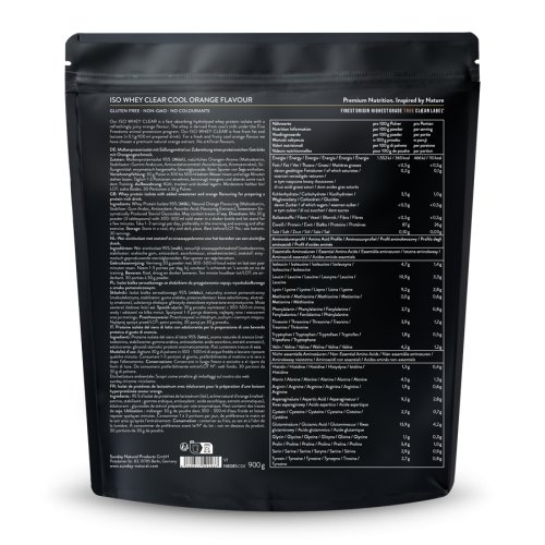 Sunday Natural Products  Iso Whey ClearCool Orange
