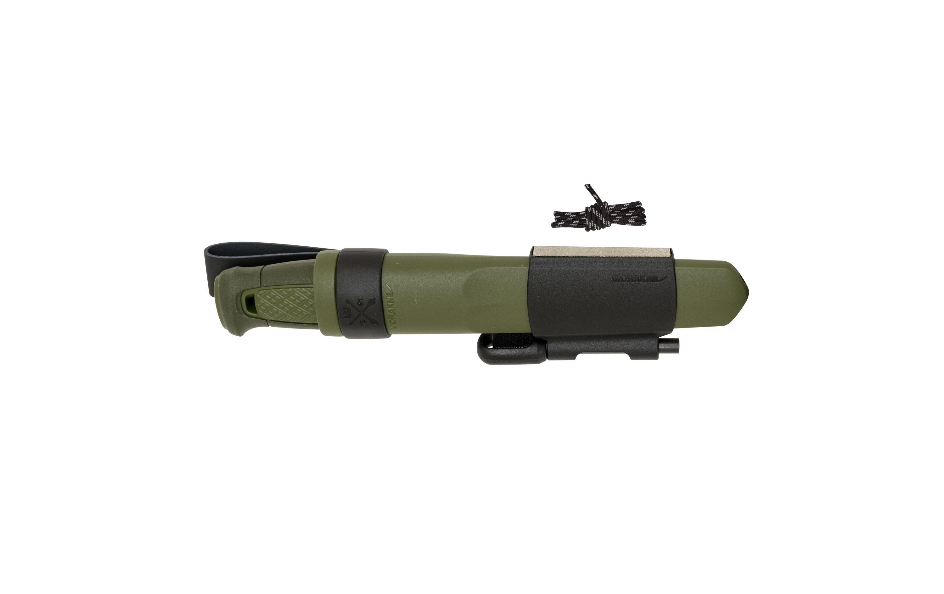 Survival Knife Kansbol mit Survival Kit (S) (S), GrünSurvivall-Messer mit dicker Klinge