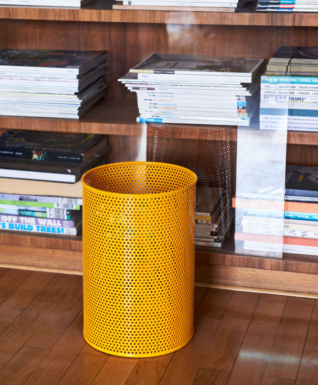 Hay Perforated Bin prullenbak L lichtgrijs