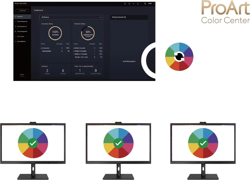 Asus ProArt Display OLED PA27DCE-K Écrans de bureau et professionnels