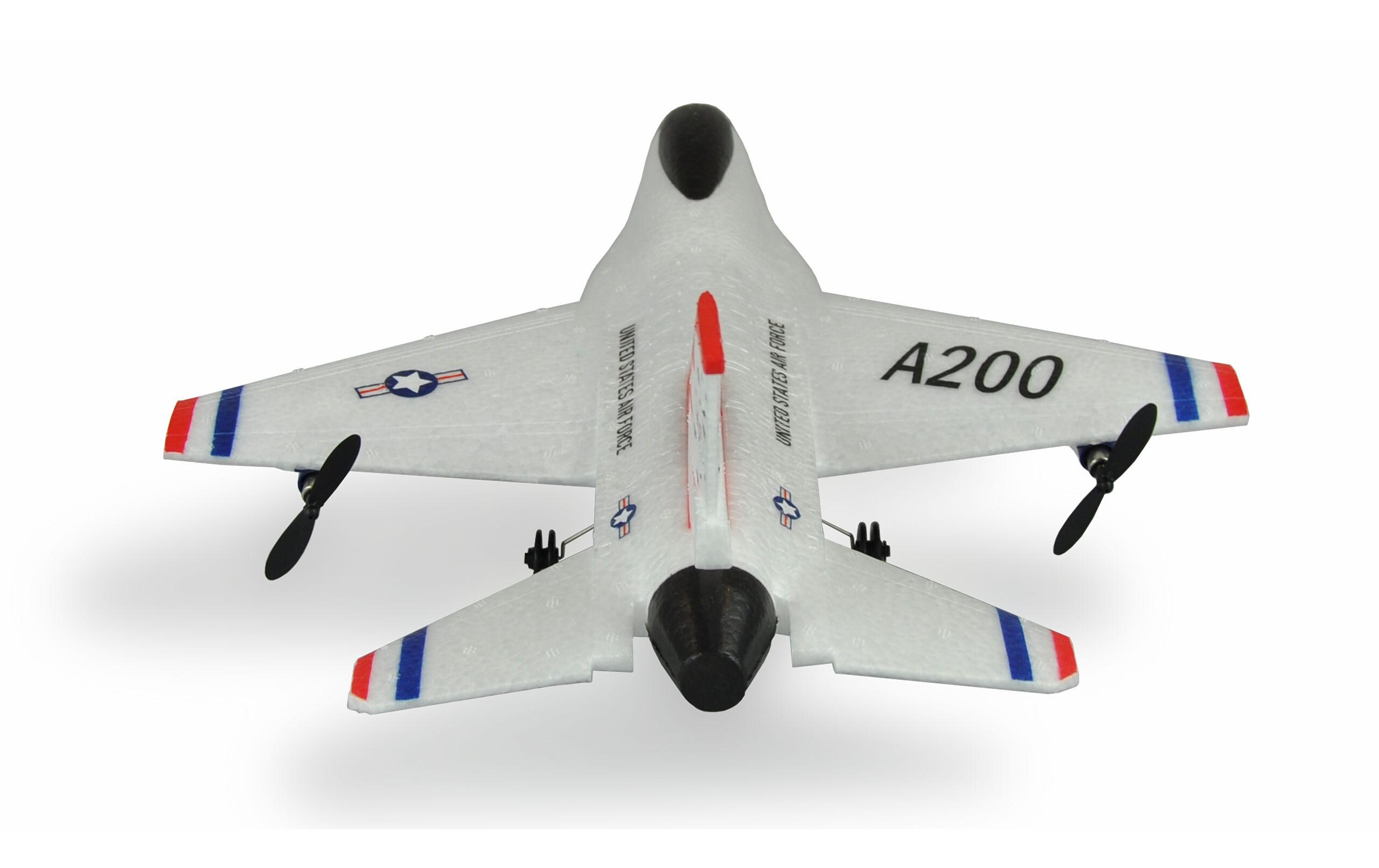 Flugzeug F16B, 2-Kanal mit Gyro RTF2 Motoriges Einsteiger Flugzeug im Design eines F16 Jet's